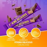 Allnutrition Fitking Delicious Crunchee 18 g Milk Chocolate With Cocoa Cream — Vorschaubild 2