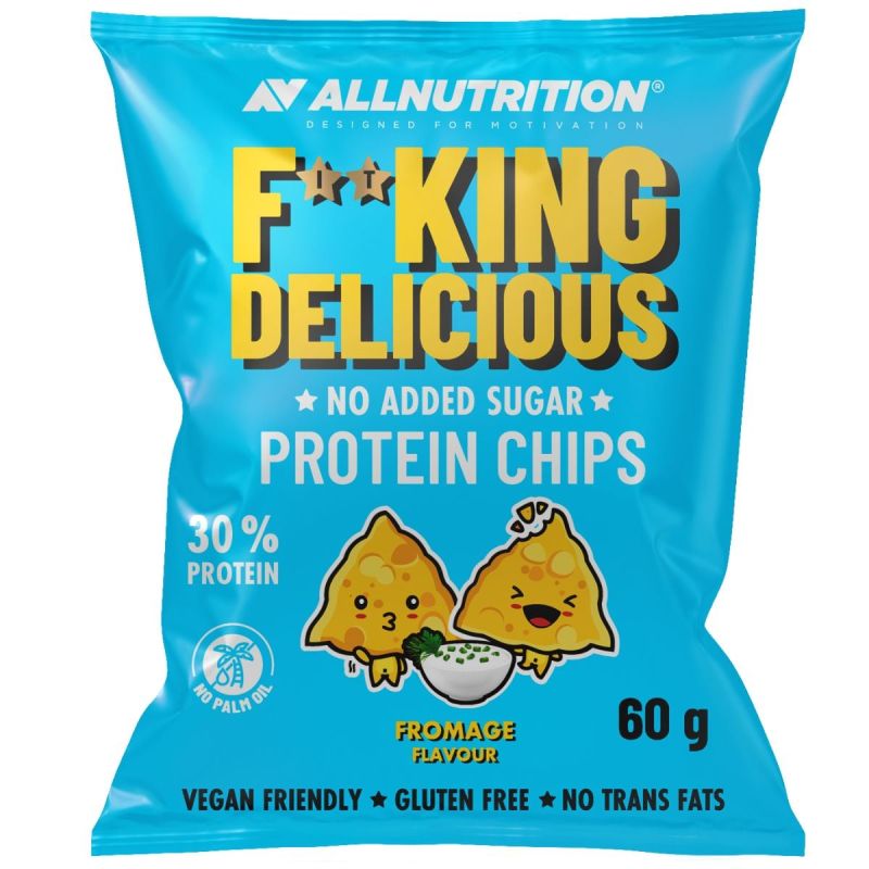 Allnutrition Fitking Delicious Protein Chips 60 g Fromage Flavour