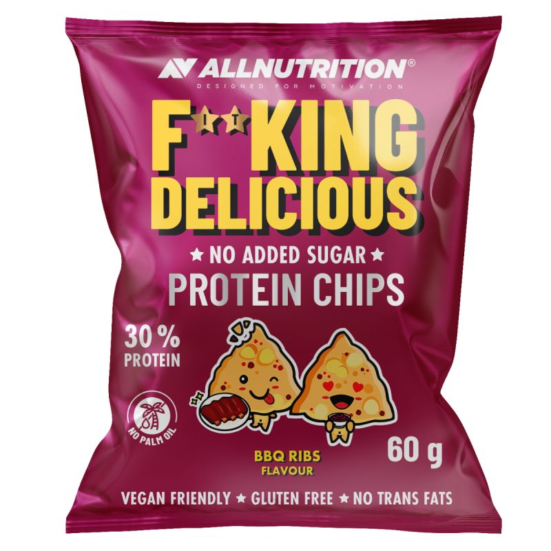 Allnutrition Fitking Delicious Protein Chips 60 g Bbq Ribs