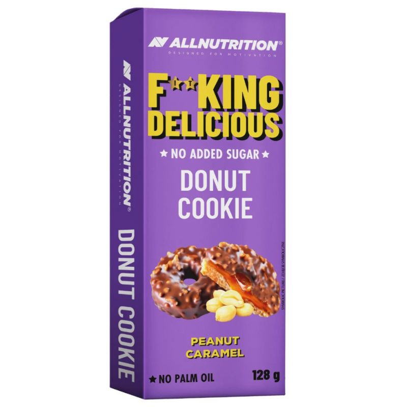 Allnutrition Fitking Delicious Donut Cookie 128 g Peanut Caramel