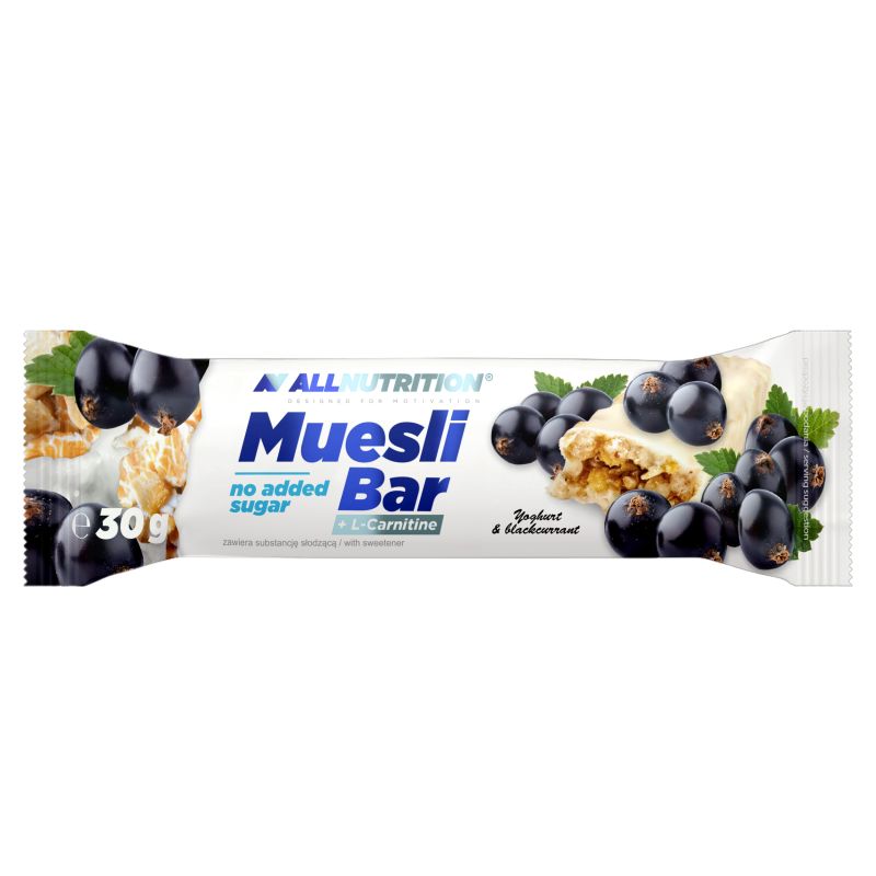 Allnutrition Muesli Bar L-Carnitine 30 g Yoghurt & Blackcurrant