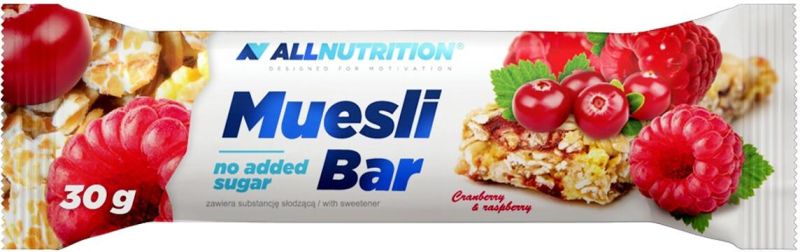 Allnutrition Muesli Bar 30 g Cranberry&Raspberry
