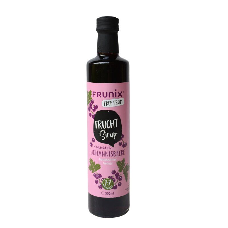 FRUNIX® schwarzer Johannisbeersirup 500ml