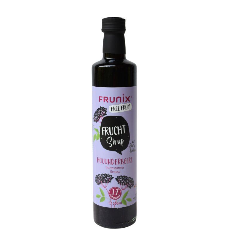FRUNIX® Holunder-Zimt-Fruchtsirup 500ml