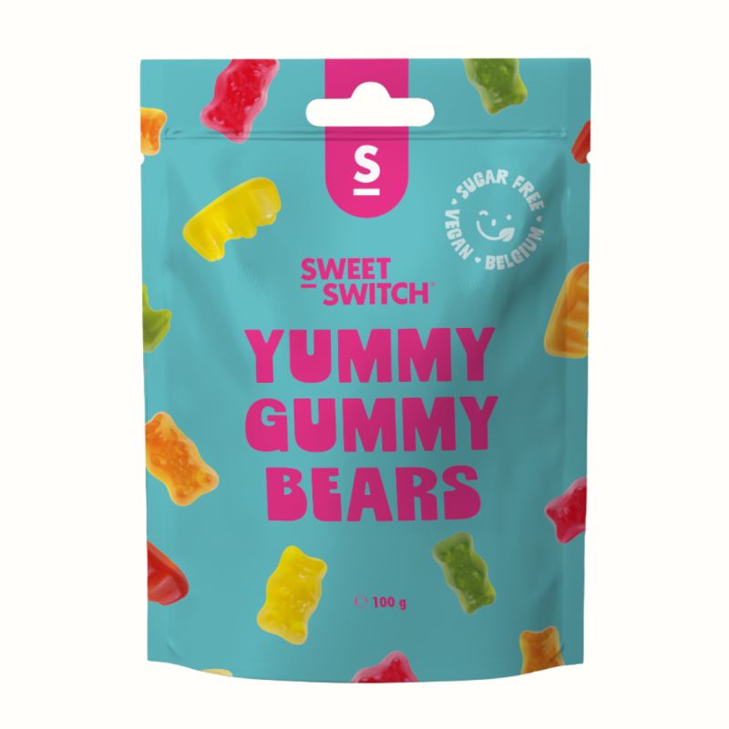 Sweet Switch Yummy Gummy Bears 100g