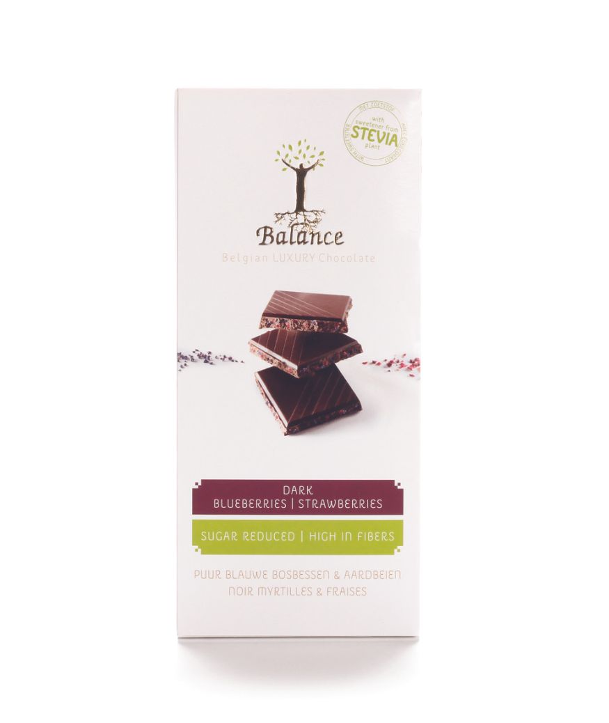 Balance Stevia Excl. Tablet Dark Blueberry & Strawberry 85g