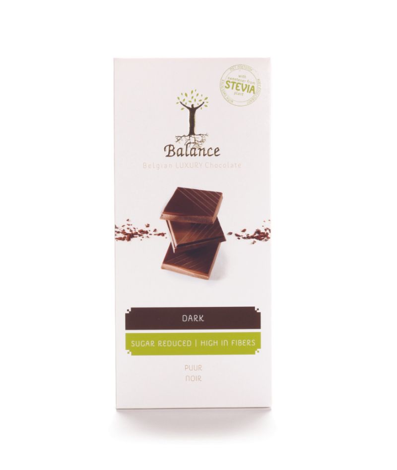 Balance Stevia Excl. Tablet Dark 85g