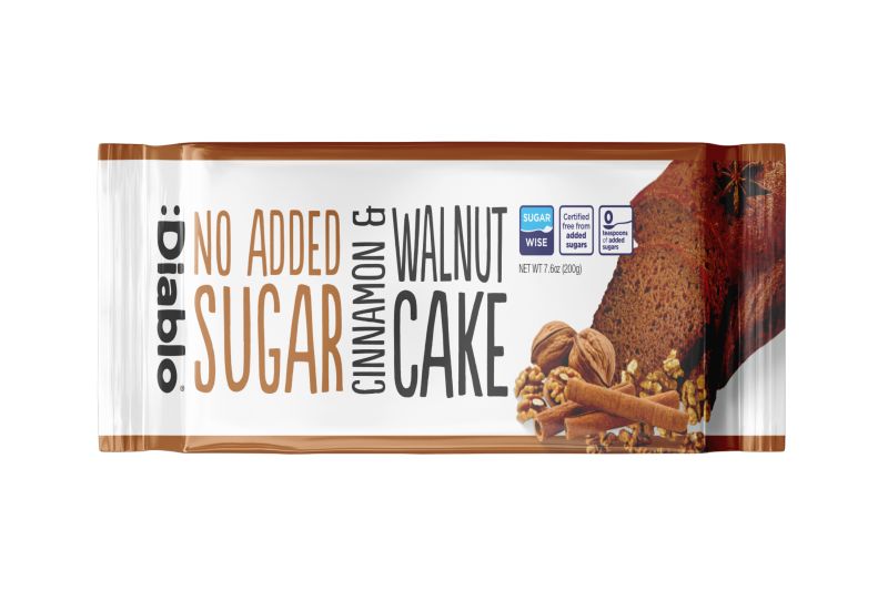 Diablo No Added Sugar Cinnamon&Walnut Cake 200g