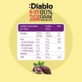 Diablo No Added Sugar Stevia 80% Dark Chocolate 75g — Vorschaubild 5