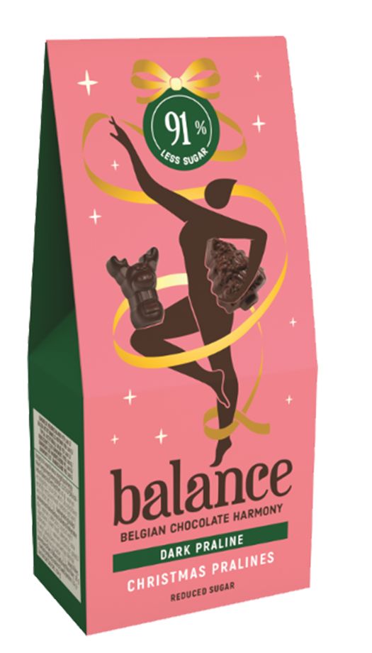 Balance Christmas Dark Pralines 100g