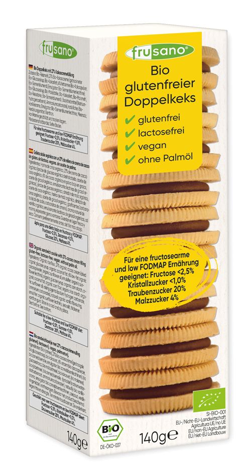 Frusano Bio glutenfreier Doppelkeks 140g