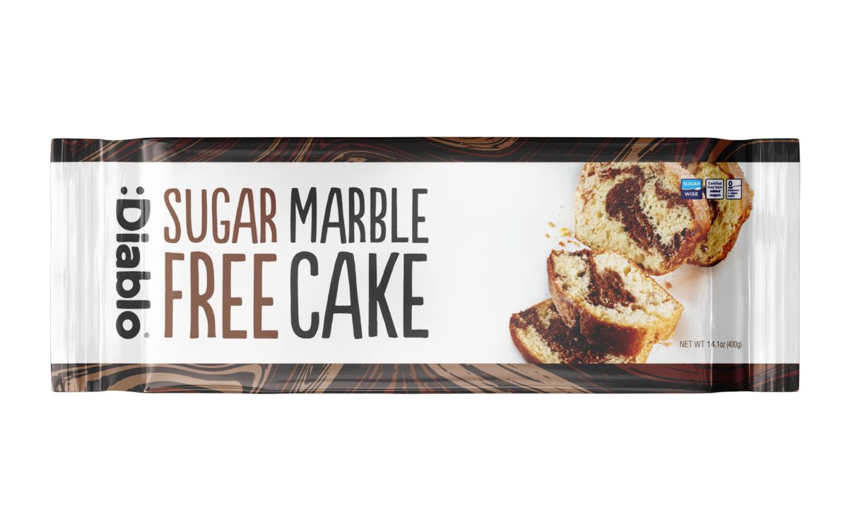 Diablo Sugar Free Marble Cake 400g