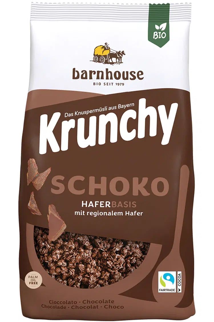 Barnhouse Bio Krunchy Schoko mit Reissirup 750g