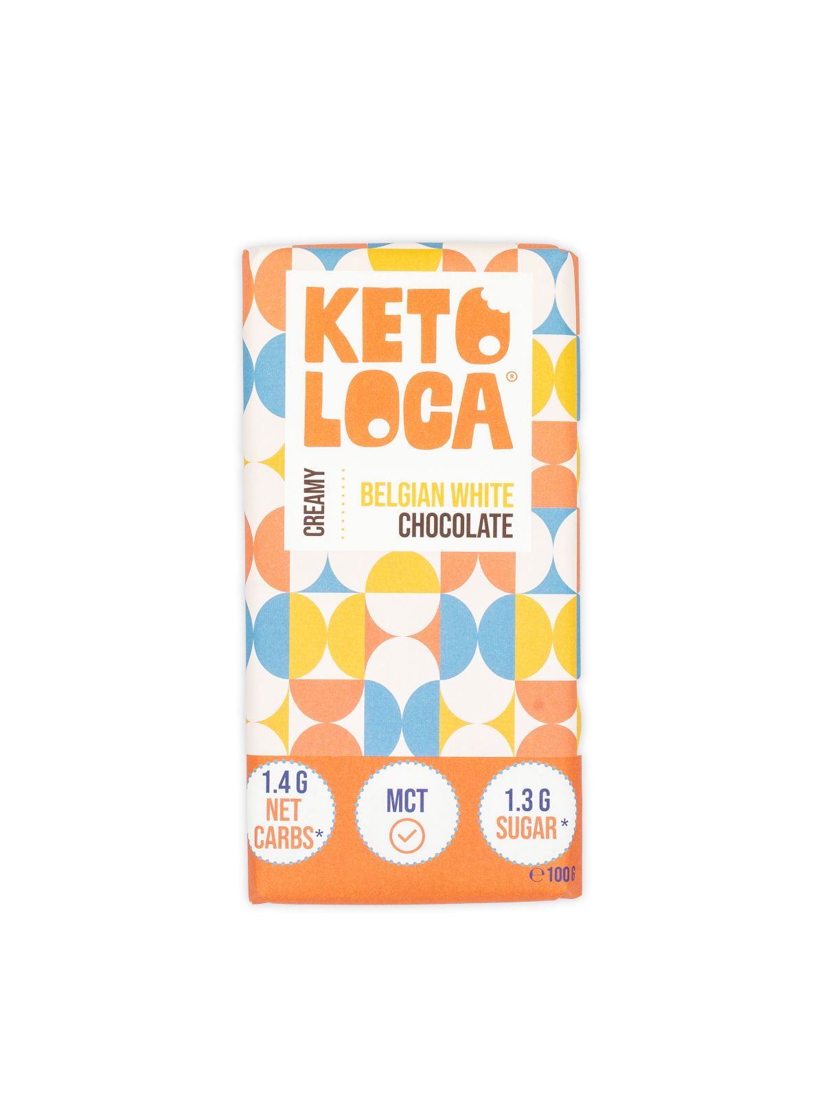 Keto Loca Belgian White Chocolate 100g