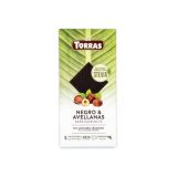 Torras Dark Hazelnuts Chocolate with Stevia 125g — Vorschaubild 1