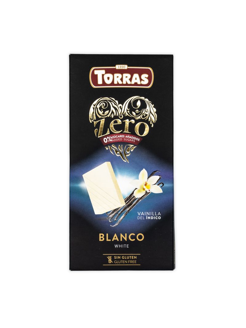 Torras Zero White Chocolate 100g