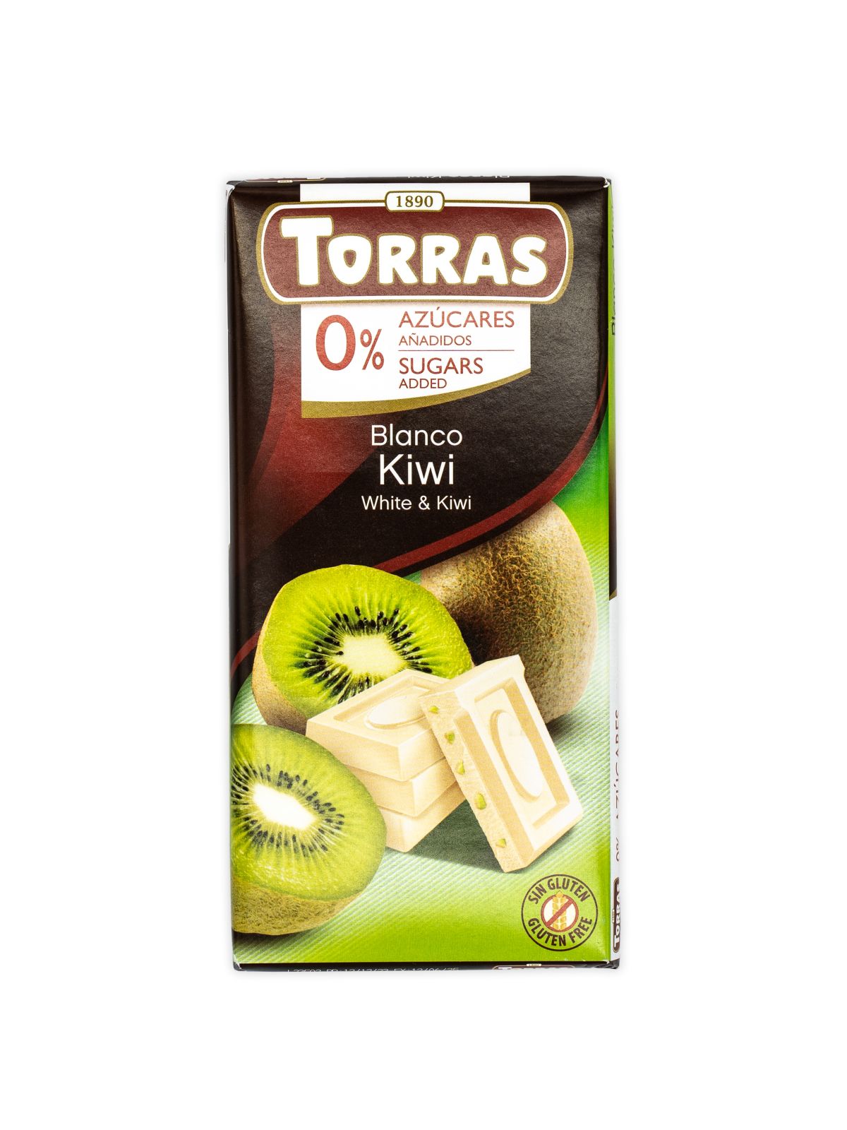 Torras White&Kiwi Chocolate 75g