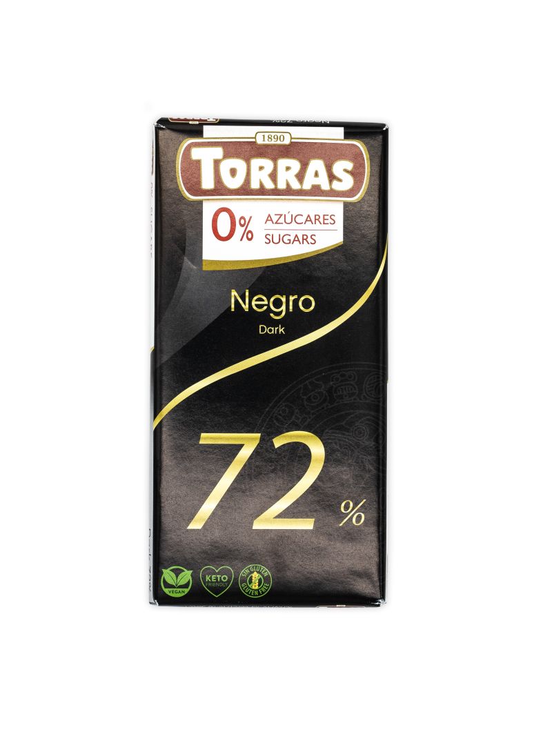 Torras Dark 72% Chocolate 75g