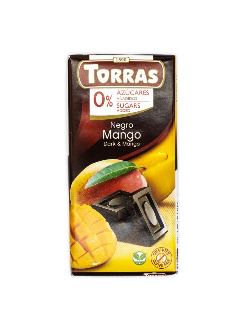 Torras Dark&Mango Chocolate 75g