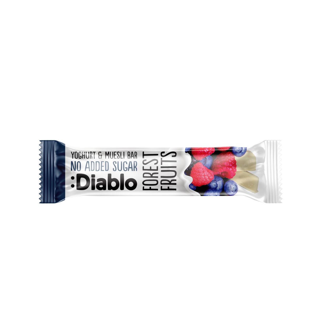 Diablo No Added Sugar Yoghurt&Muesli Bar Forest Fruits 30g
