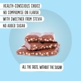 Diablo No Added Sugar Stevia Milk Chocolate with Crispy Rice 75g — Vorschaubild 4