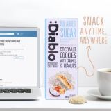 Diablo No Added Sugar Coconut Cookies with Caramel&Peanuts 100g — Vorschaubild 4