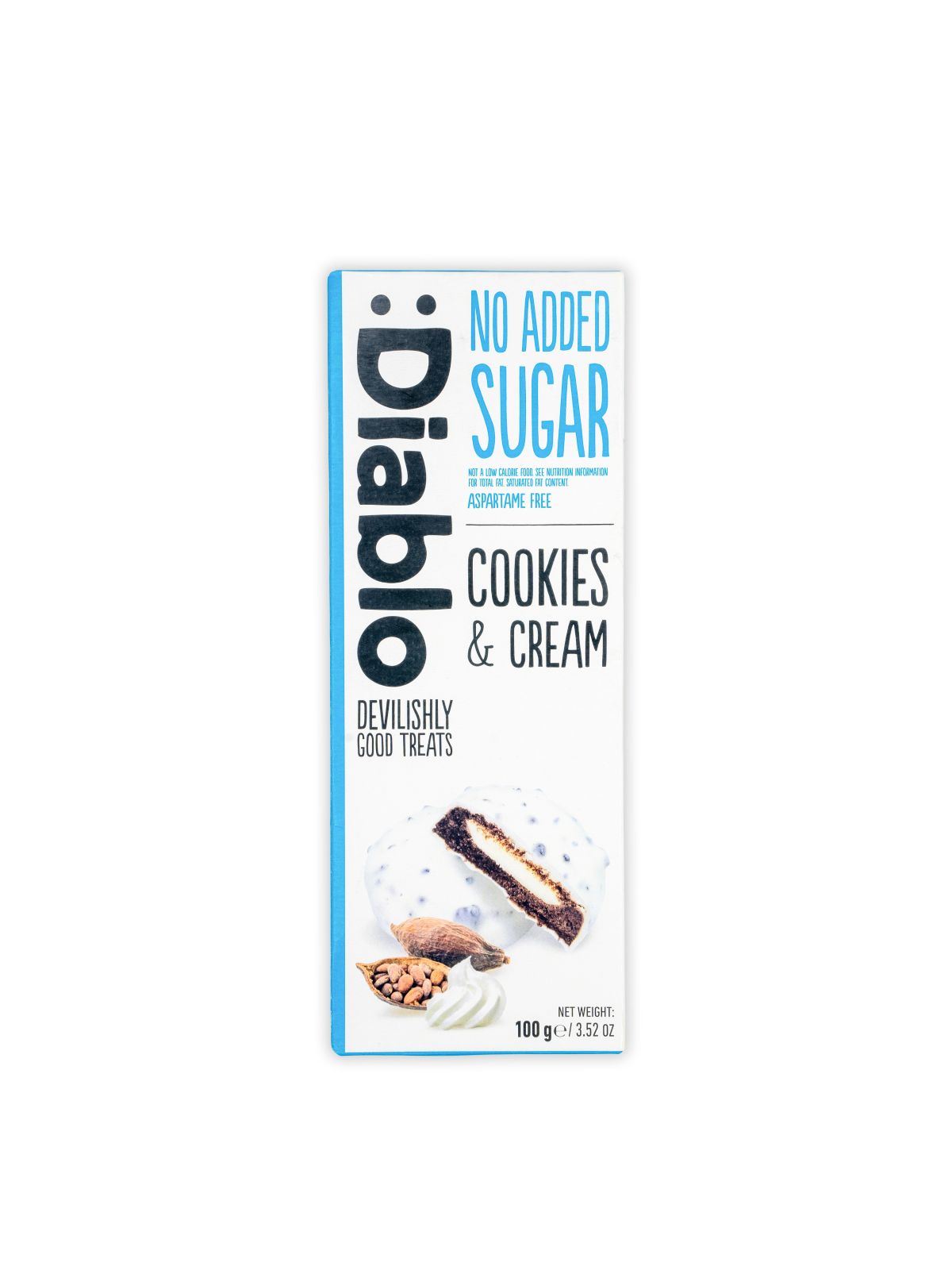 Diablo No Added Sugar Cookies&Cream 100g