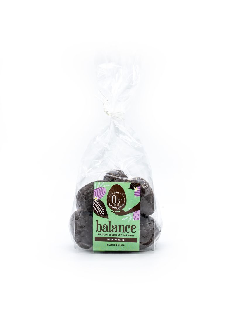 Balance Eastereggs Dark Praline 150g