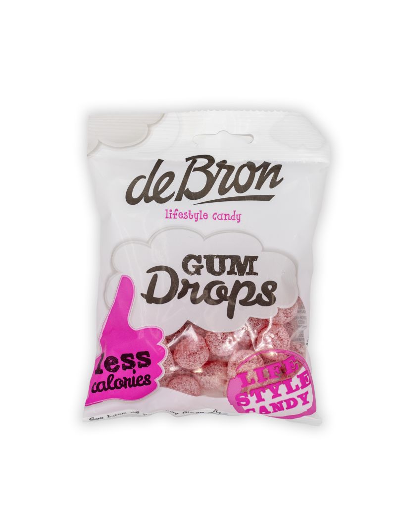 De Bron Gum Drops Raspberry 100g