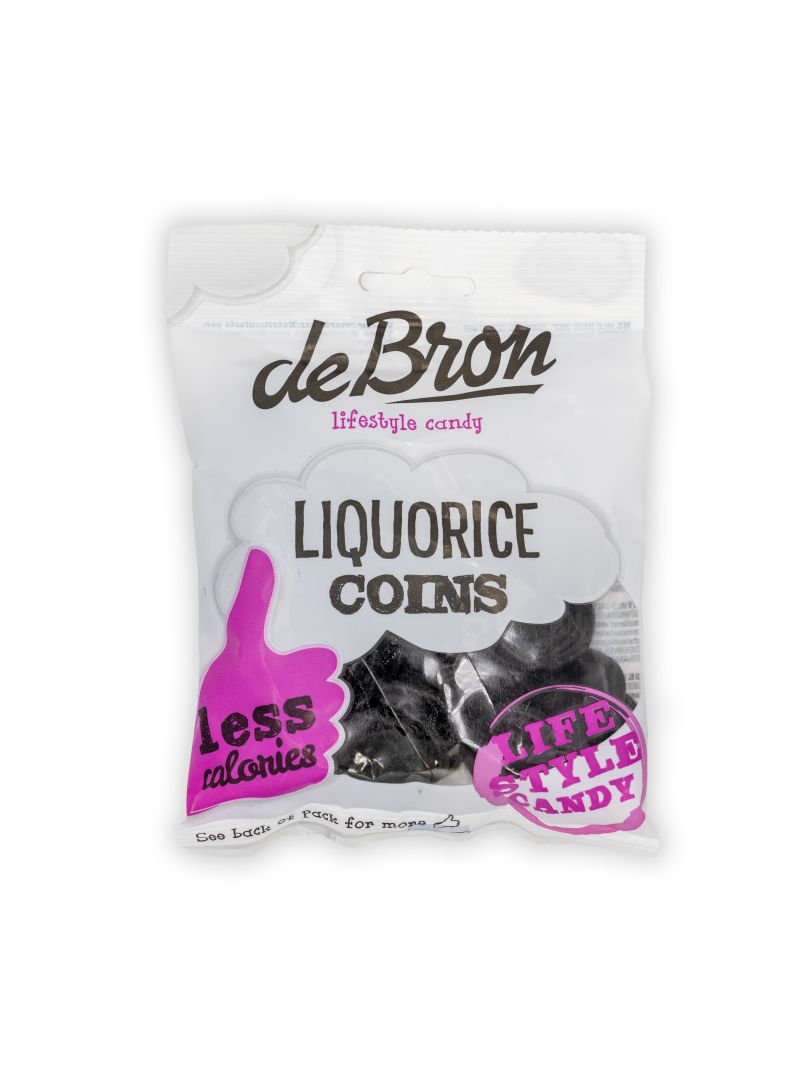 De Bron Liquorice Coins 100g