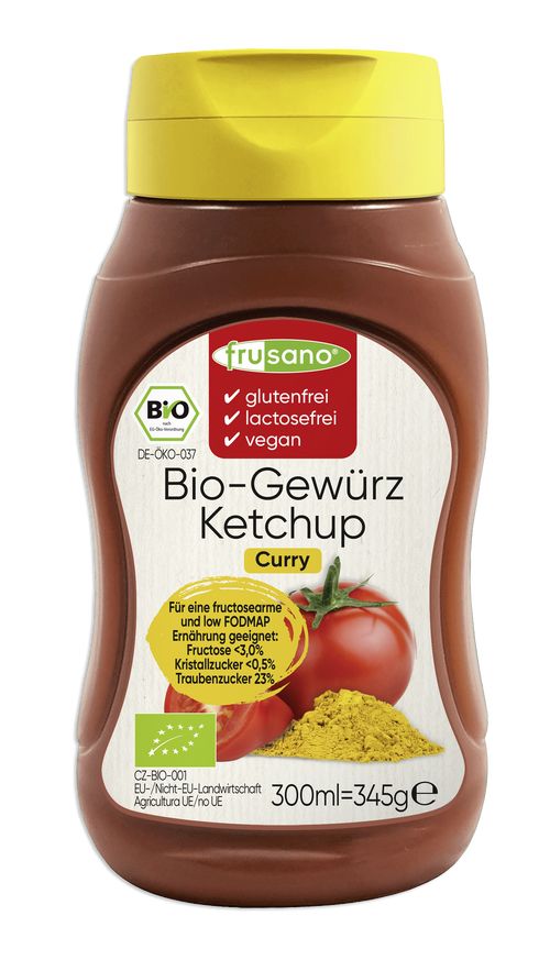 Frusano Bio Gewürzketchup Curry 345g