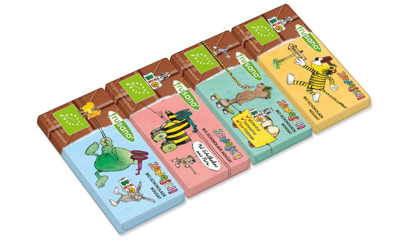 Frusano Janosch Bio Nougatschokoladen Minis 50g