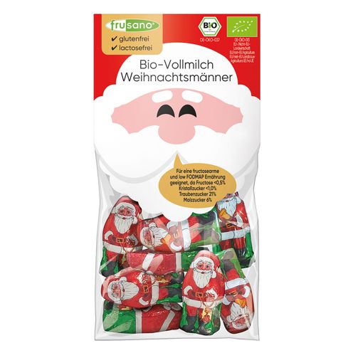 Frusano Bio Vollmilch Weihnachtsmänner 72g