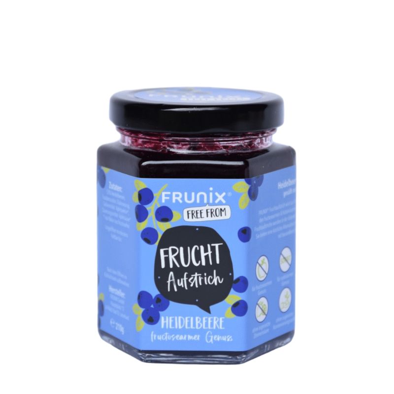 Frunix Fruchtaufstrich Heidelbeere 210g
