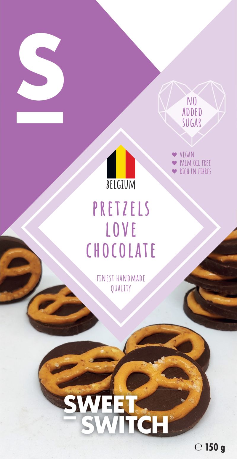 Sweet Switch Prezels Love Chocolate 150g