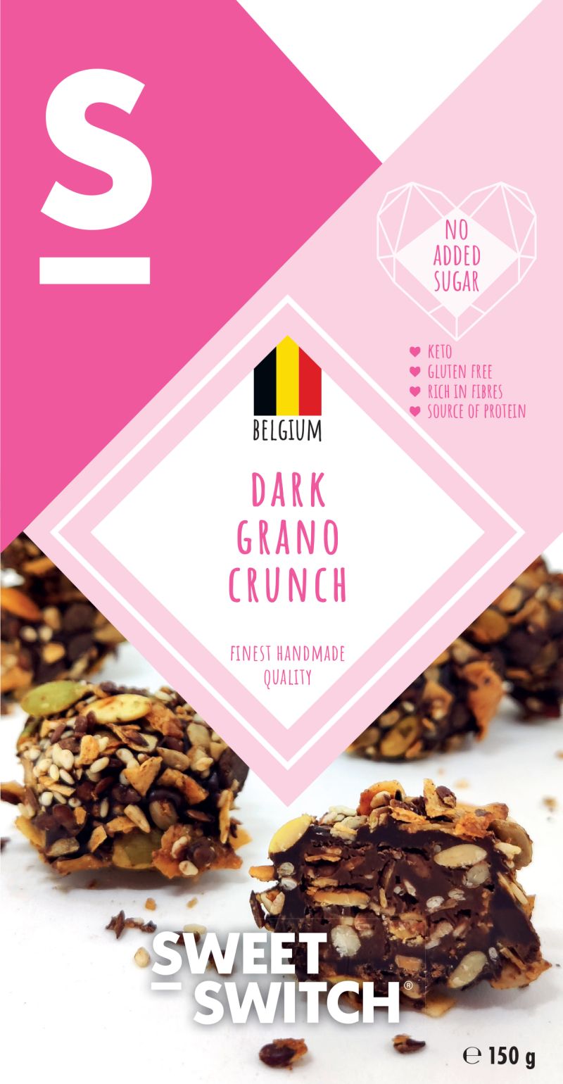 Sweet Switch Dark Grano Crunch Balls 150g