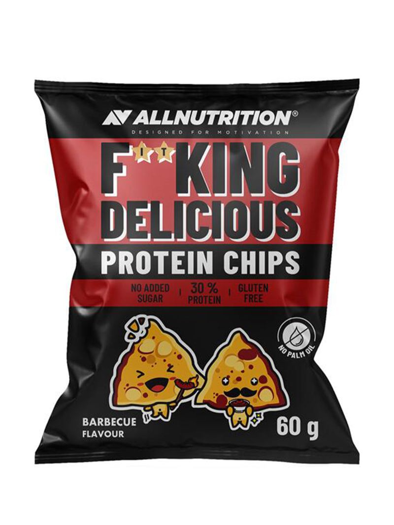 Allnutrition Fitking Delicious Protein Chips Barbecue Flavour 60g