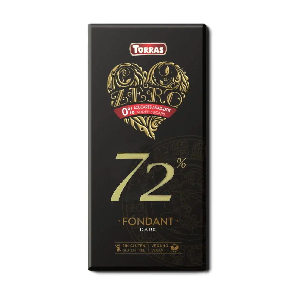Torras Zero 72% Fondant Dark Chocolate 100g