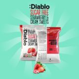 Diablo Sugar Free Strawberry&Cream Sweets 75g — Vorschaubild 2