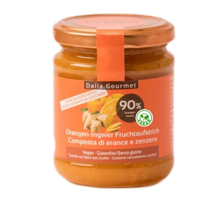Dalia Gourmet Orangen-Ingwer Fruchtaufstrich 220g