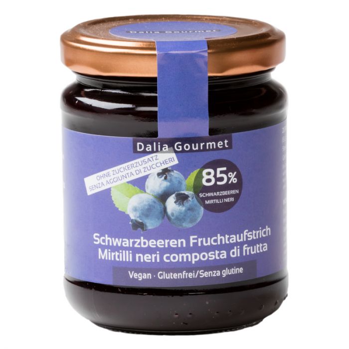 Dalia Gourmet Schwarzbeeren Fruchtaufstrich 220g