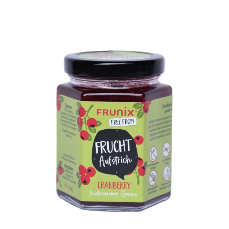 Frunix Fruchtaufstrich Cranberry 210g
