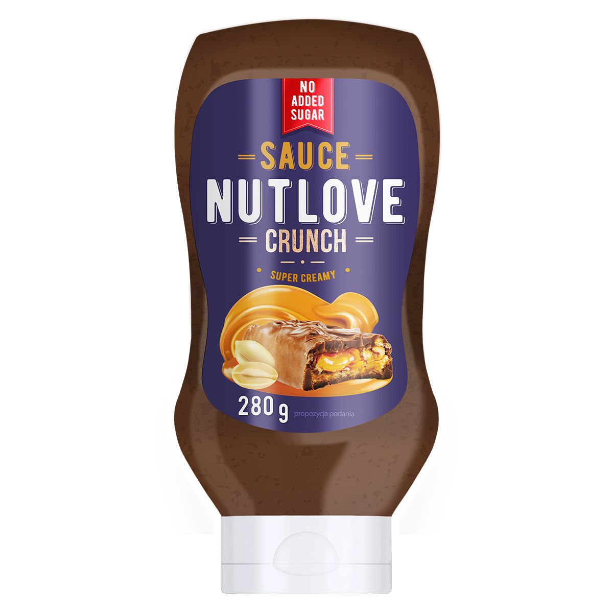 Allnutrition Nutlove Crunch Peanut Choco Sauce 280g