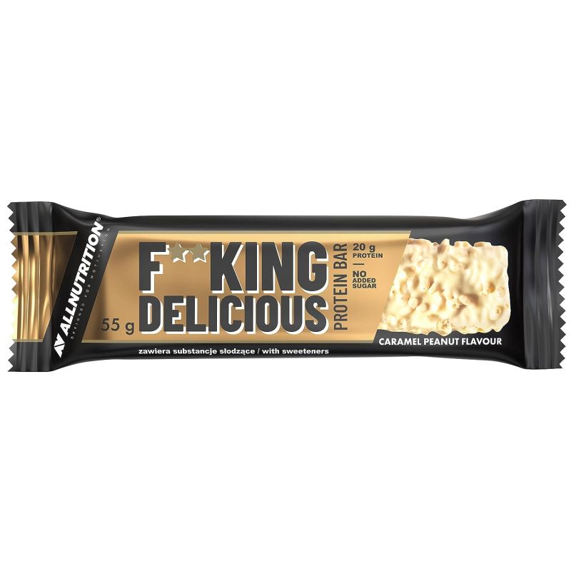 Allnutrition Fitking Delicious Protein Bar Caramel Peanut 55g