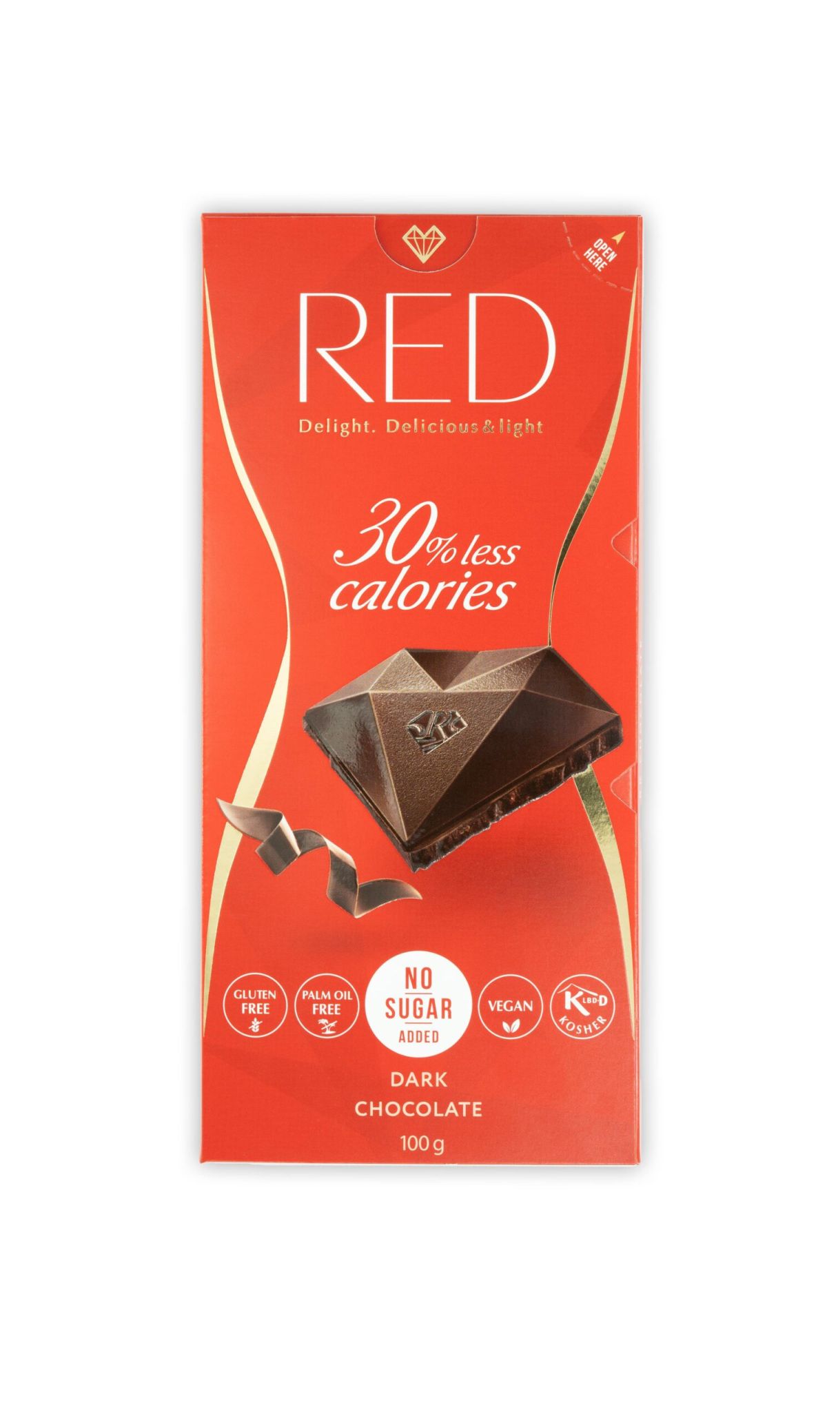 RED Dark Chocolate 100g
