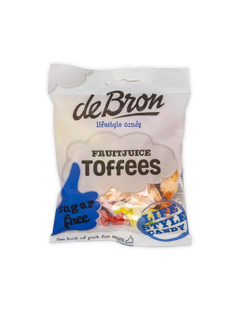 De Bron Fruitjuice Toffees 90g