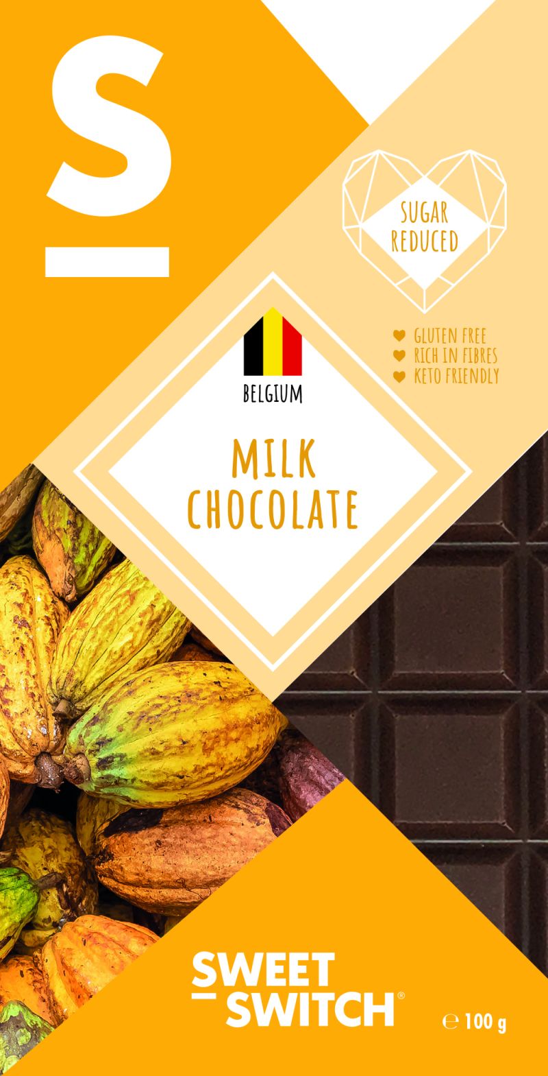 Sweet Switch Milk Chocolate 100g
