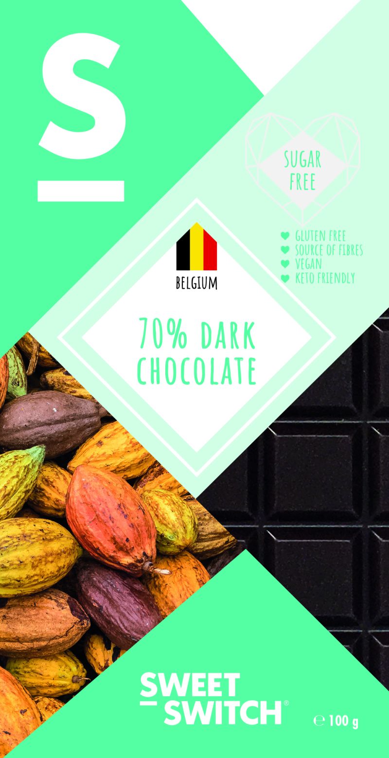 Sweet Switch 70% Dark Chocolate 100g