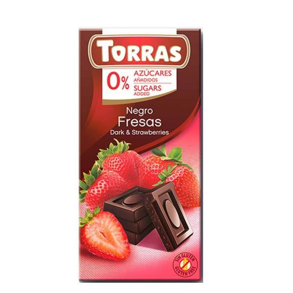 Torras Dark&Strawberries 75g