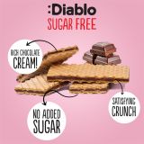 Diablo No Added Sugar Chocolate Cream Flavour Wafers 150g — Vorschaubild 4